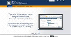 Desktop Screenshot of itmplatform.com
